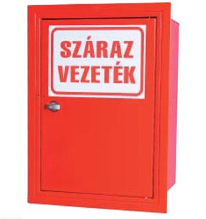 Fali tűzcsapszekrény száraz vezetékhez