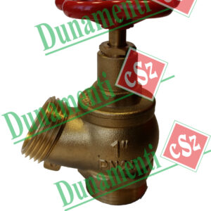 Falitűzcsap D-25 réz, szelepkerekes T-1