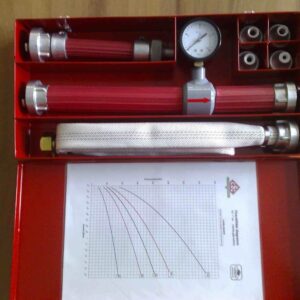 Mérősugárcső "D"-1"os falitűzcsapok vízhozamának mérése